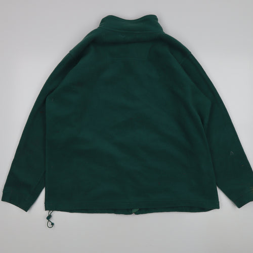 James Pringle Men's Green Fleece Jacket, M, Full Zip Casual