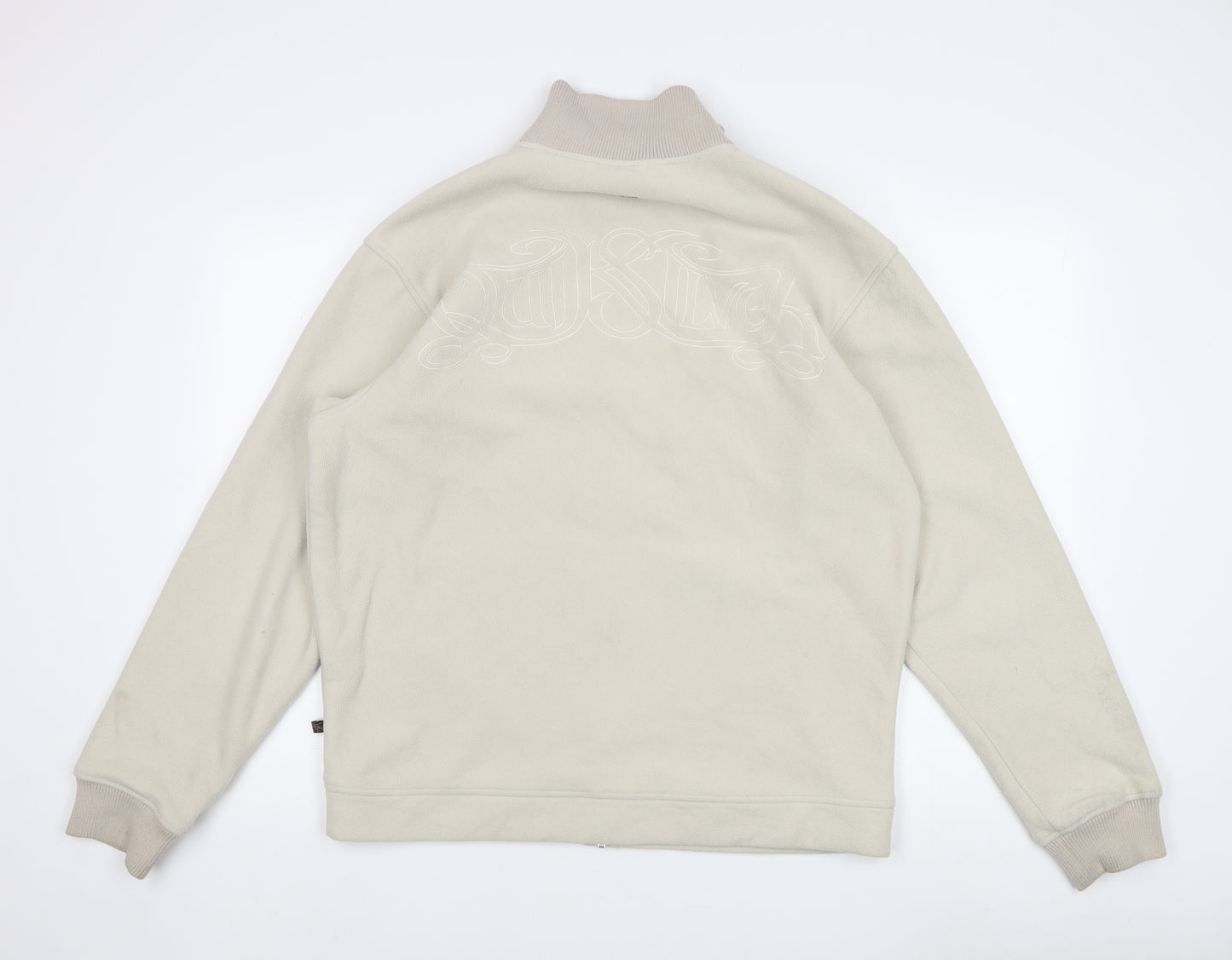 Quiksilver Men's Beige L Fleece Jacket