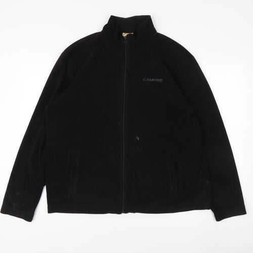 Campri Men's Black Fleece Jacket L