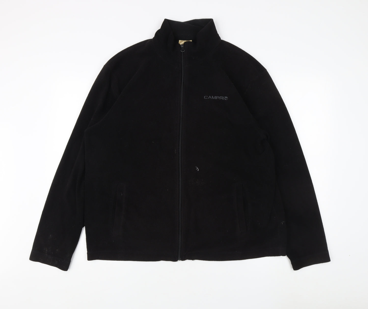 Campri Men's Black Fleece Jacket L