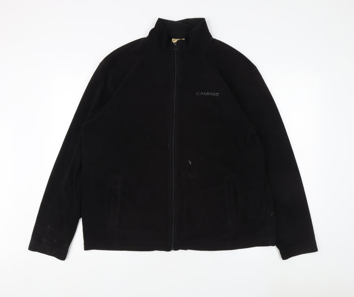 Campri Men's Black Fleece Jacket L