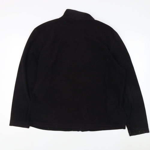 Campri Men's Black Fleece Jacket L