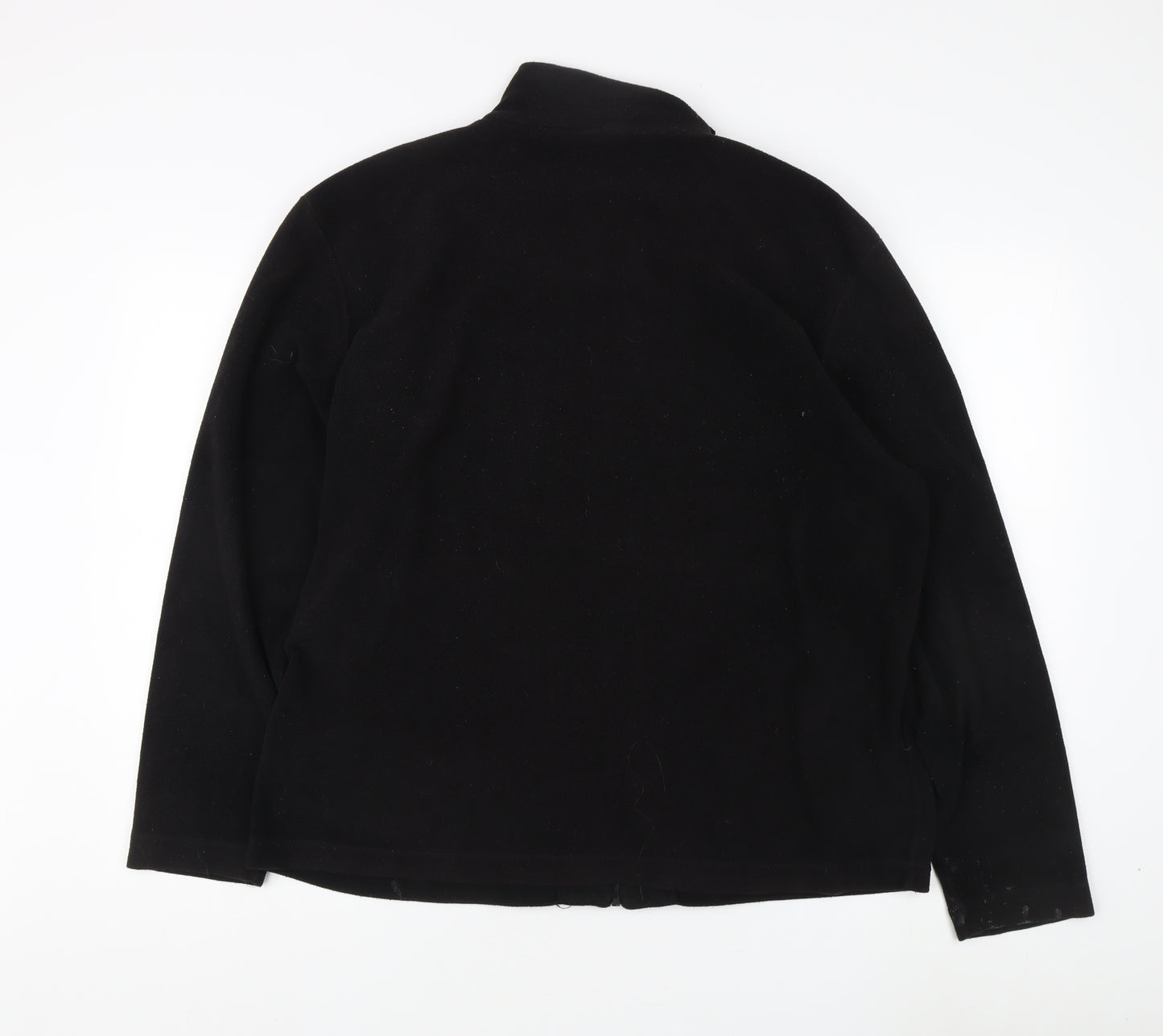 Campri Men's Black Fleece Jacket L