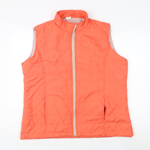ANNE DE LANÇAY Women's Orange XL Basic Waistcoat