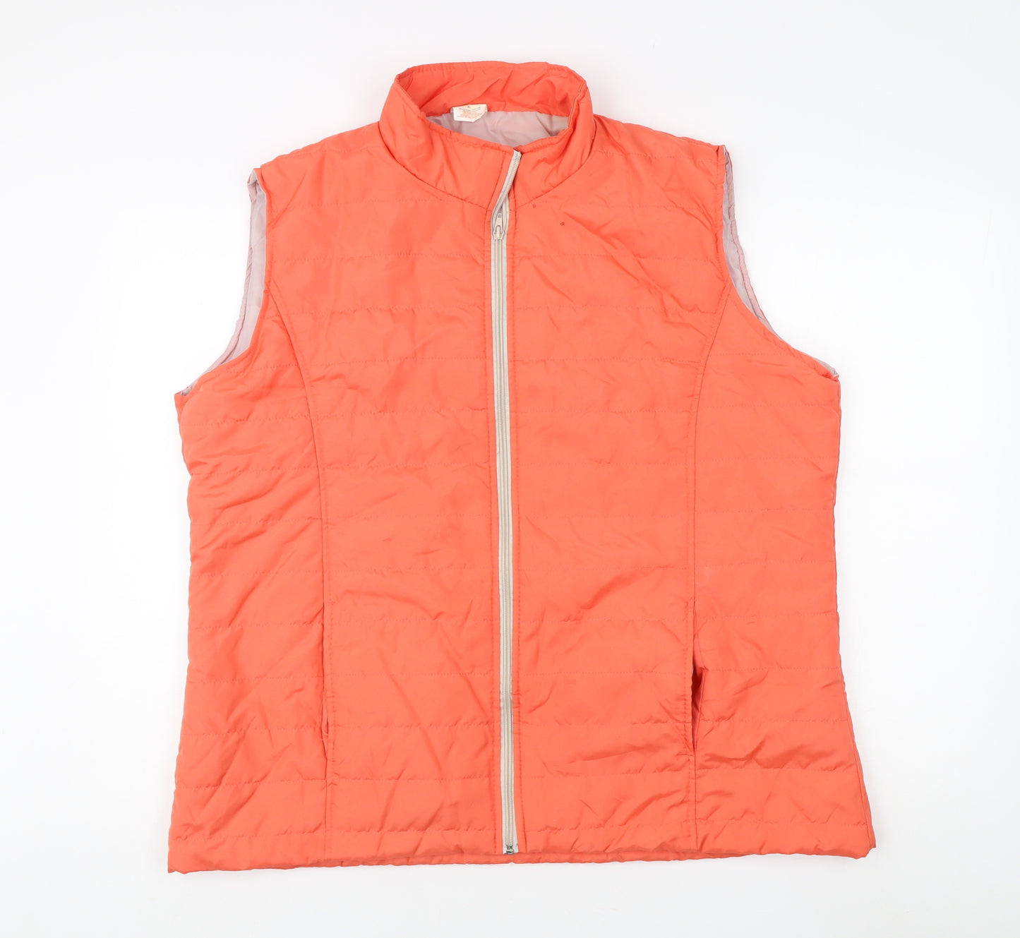 ANNE DE LANÇAY Women's Orange XL Basic Waistcoat