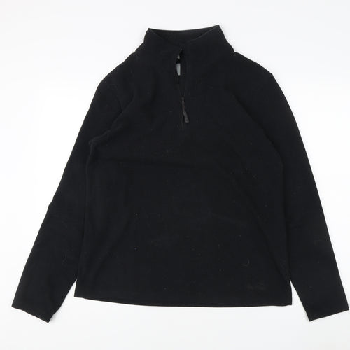 Peter Storm Black Women’s Fleece Sweatshirt, Size 16