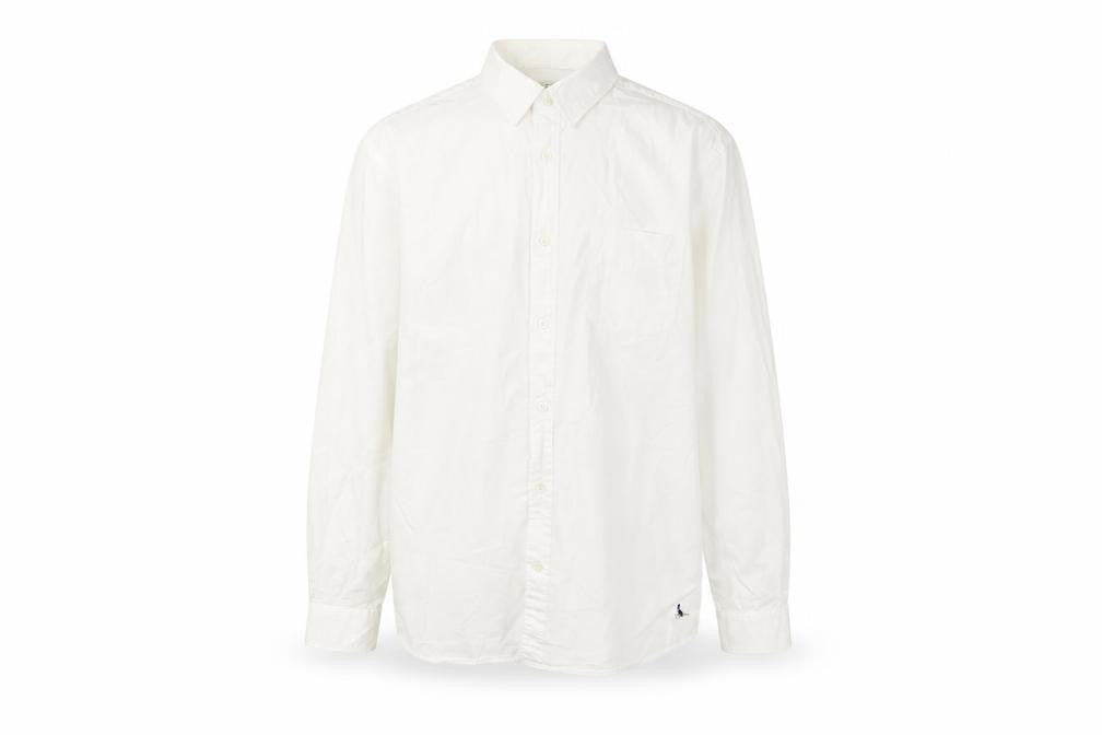 Jack Wills Men's White Classic Fit Dress Shirt M