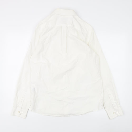 Jack Wills Men's White Classic Fit Dress Shirt M