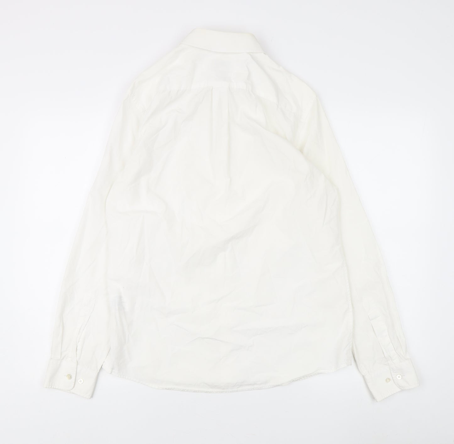 Jack Wills Men's White Classic Fit Dress Shirt M