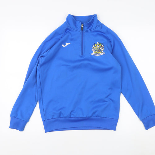 Joma Youth Blue Football Sweatshirt XS Teens