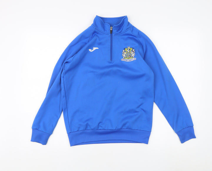 Joma Youth Blue Football Sweatshirt XS Teens