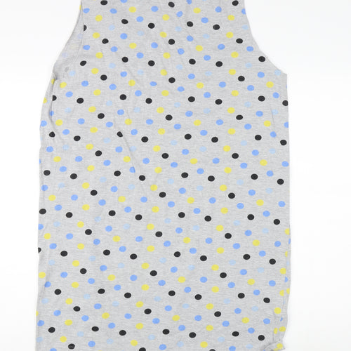 Laura Ashley Women's Grey Polka Dot Tank Top