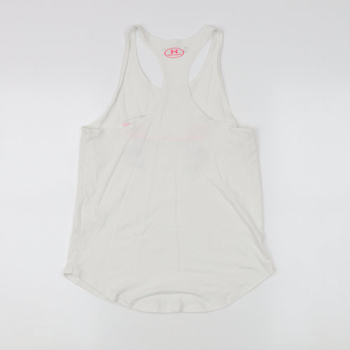 Under Armour Women's White Tank Top YXL