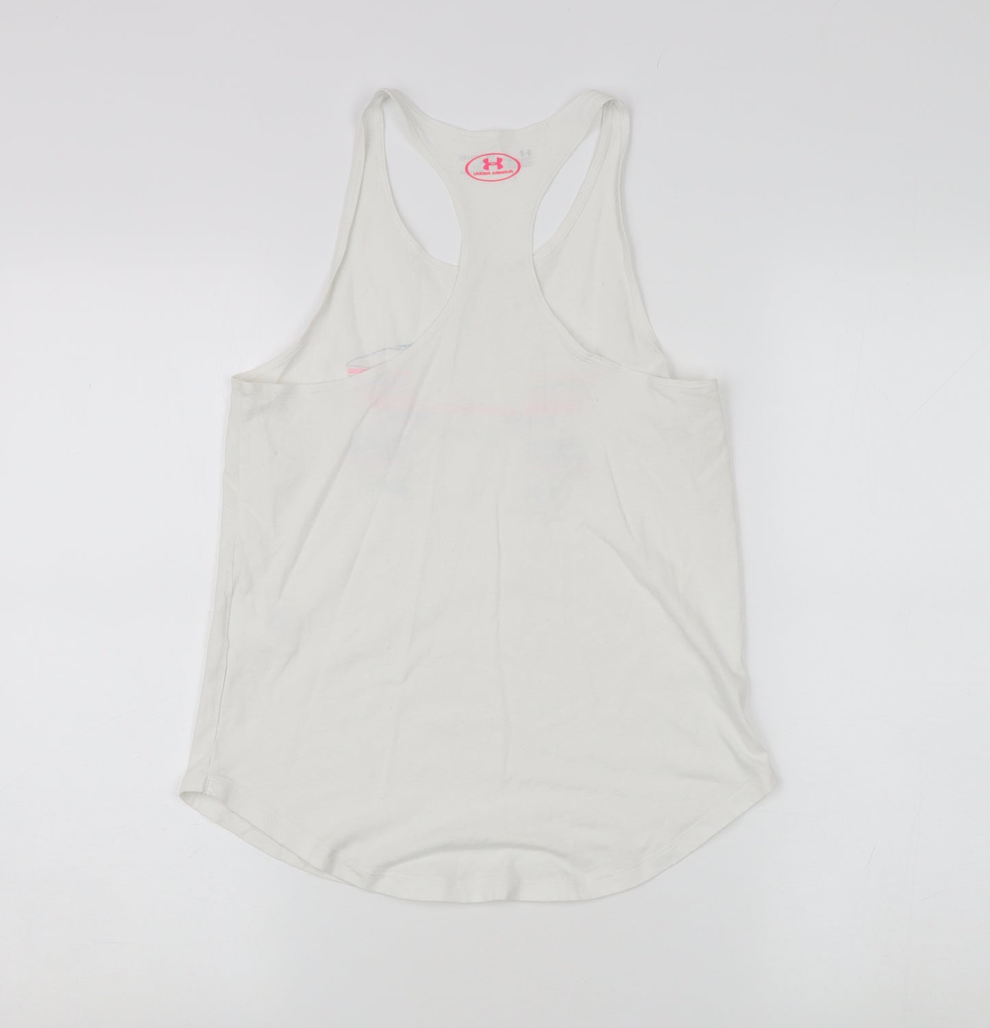 Under Armour Women's White Tank Top YXL