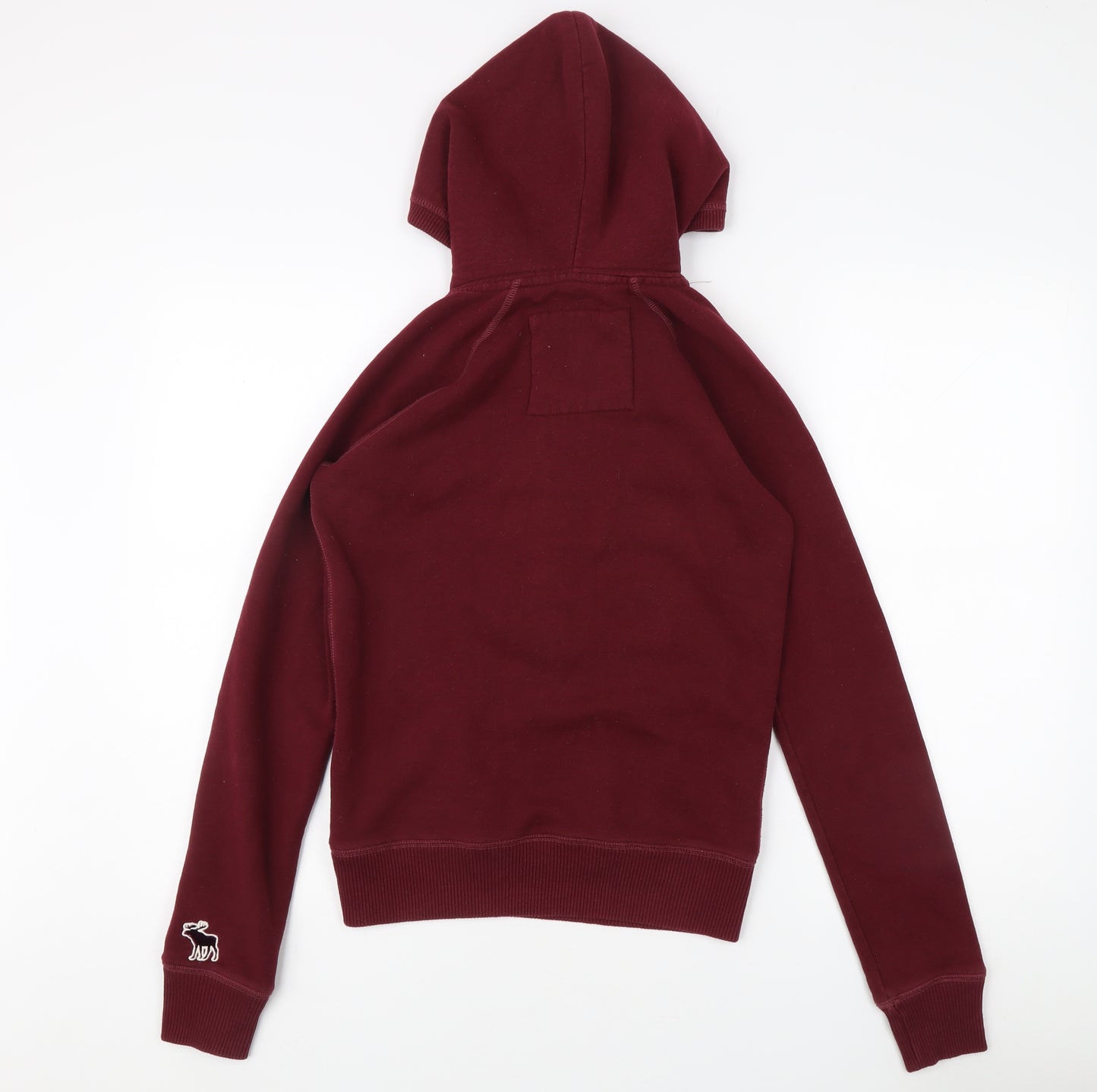Abercrombie Women's Red M 1/2 Zip Hoodie