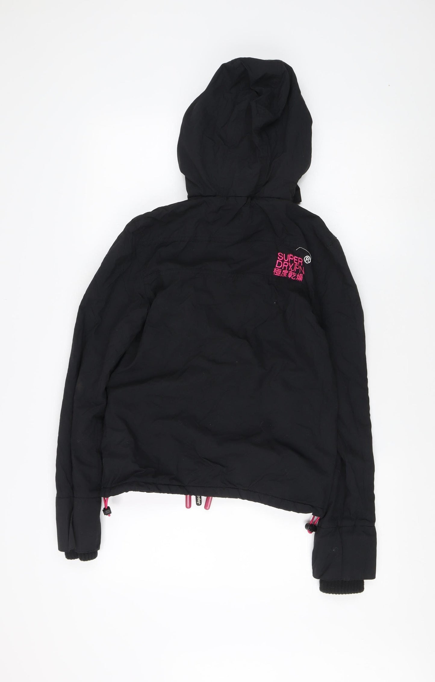 Superdry Women's Black Windbreaker Jacket 2XS