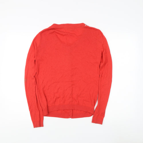 Dickins & Jones Women’s Red Embroidered Cardigan XS