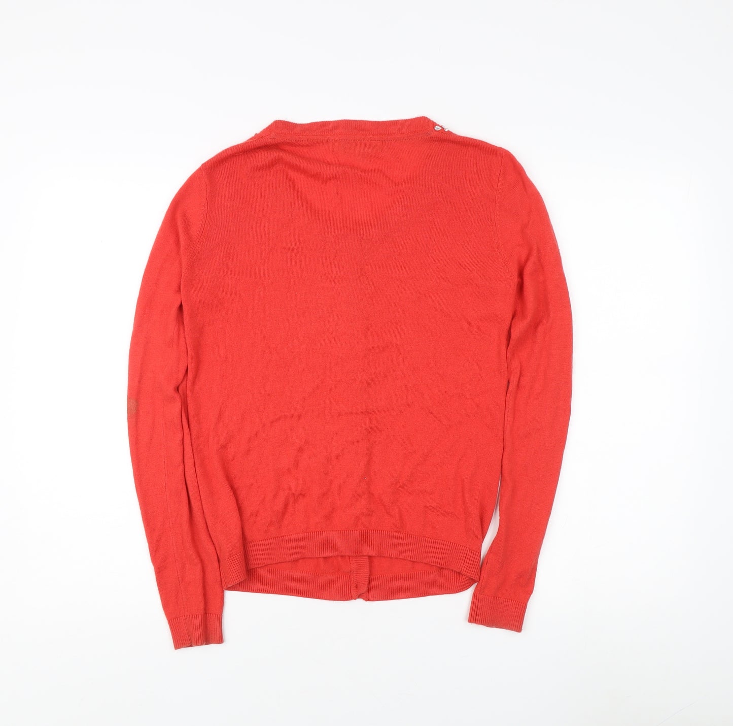 Dickins & Jones Women’s Red Embroidered Cardigan XS