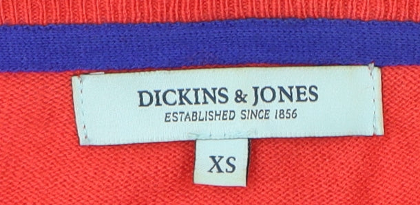 Dickins & Jones Women’s Red Embroidered Cardigan XS