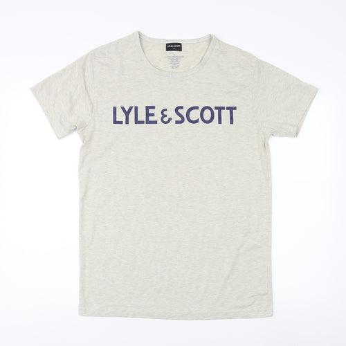 Lyle & Scott Beige Men's M T-Shirt - New Logo Style