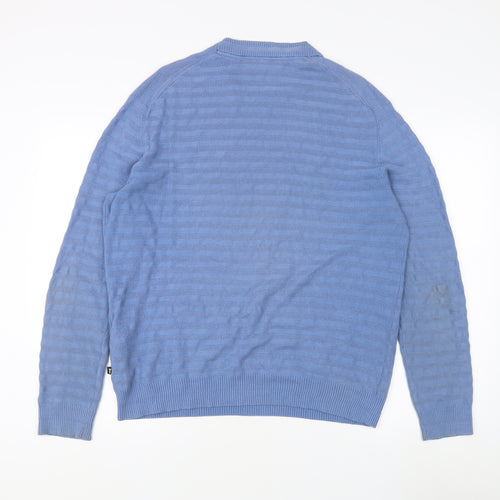 Ted Baker Men’s Blue Pullover Jumper, Medium