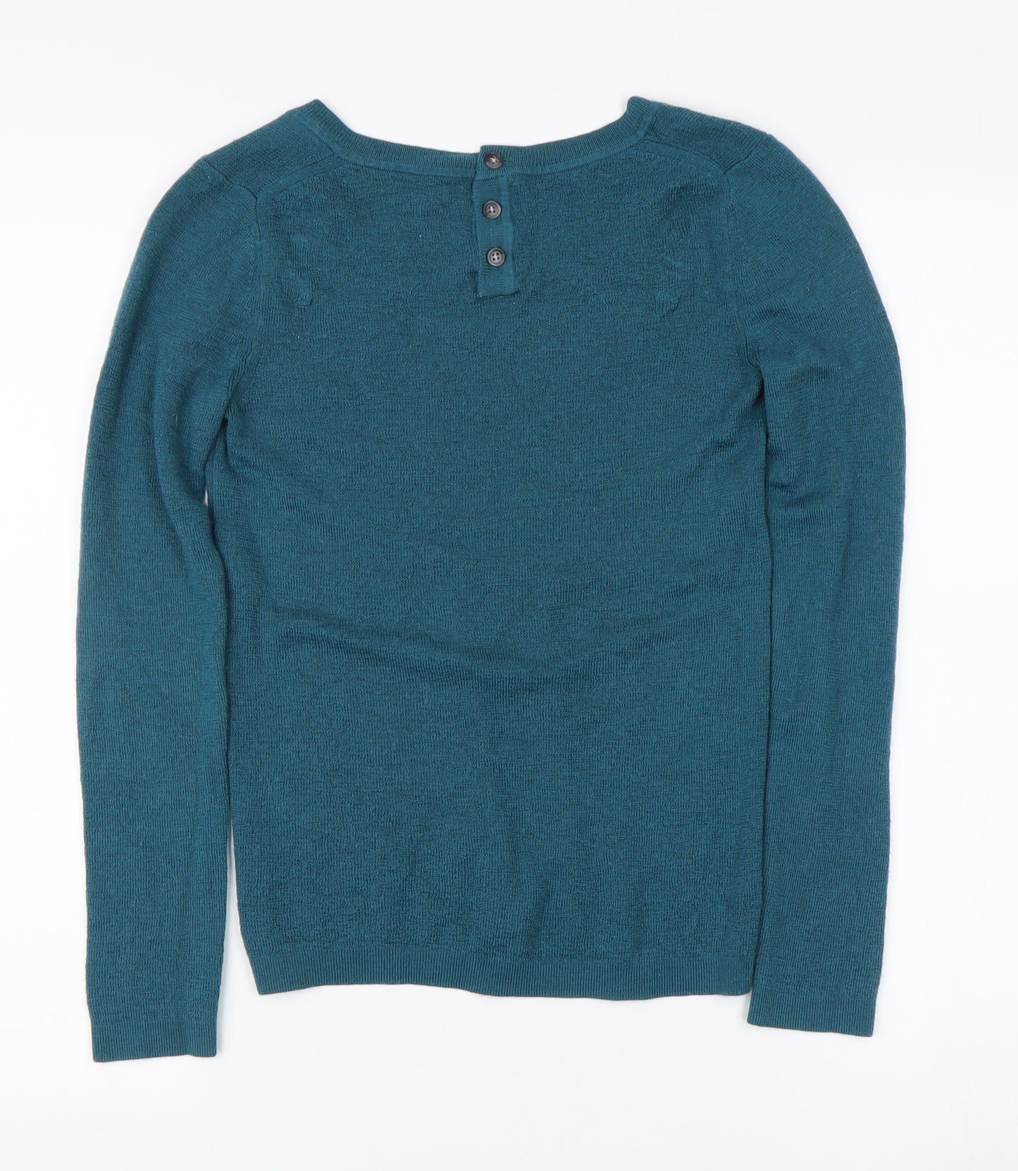 Banana Republic Women's Blue V-Neck Pullover Jumper S