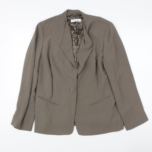 Windsmoor Women's Brown Blazer Jacket, Size 12, Business Wear