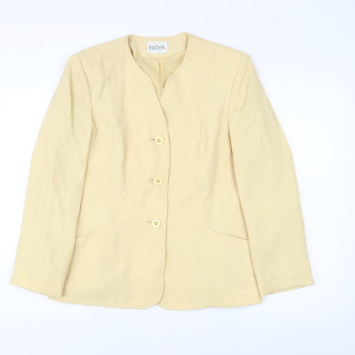 Eastex Beige Blazer Women Size 14 Business Classic