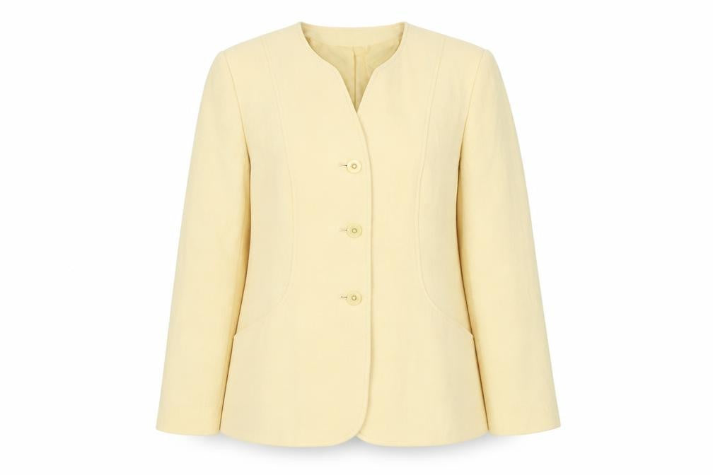 Eastex Beige Blazer Women Size 14 Business Classic