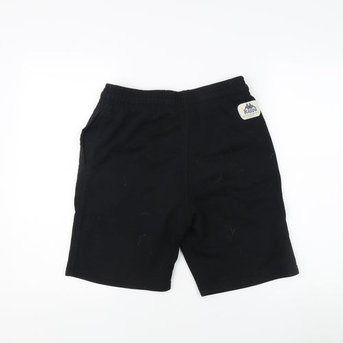 Kappa Men's Black Medium Sweat Shorts, Cotton, Casual Wear