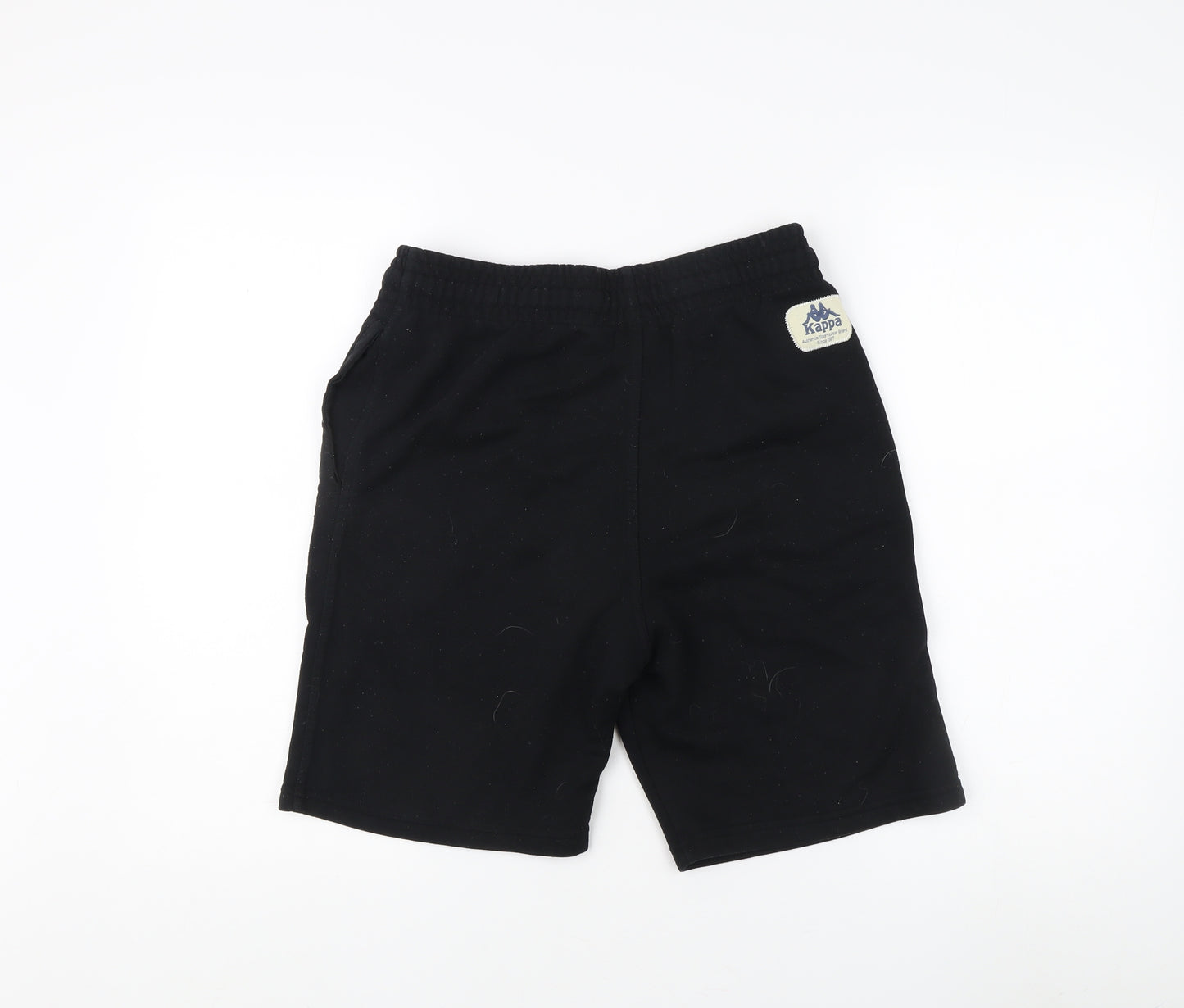 Kappa Men's Black Medium Sweat Shorts, Cotton, Casual Wear