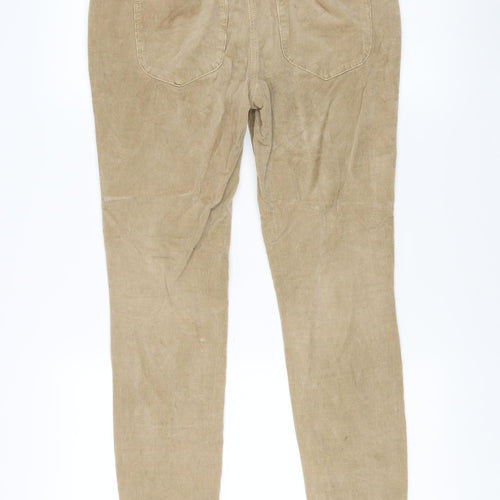 Tommy Hilfiger Women's Beige Corduroy Trousers, Size 6