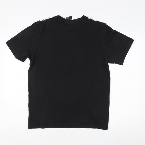 Adidas Men's Black M T-Shirt, Short Sleeve, Crew Neck