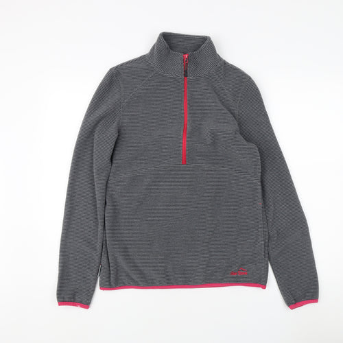 Peter Storm Women's Grey Henley Sweatshirt Size 12