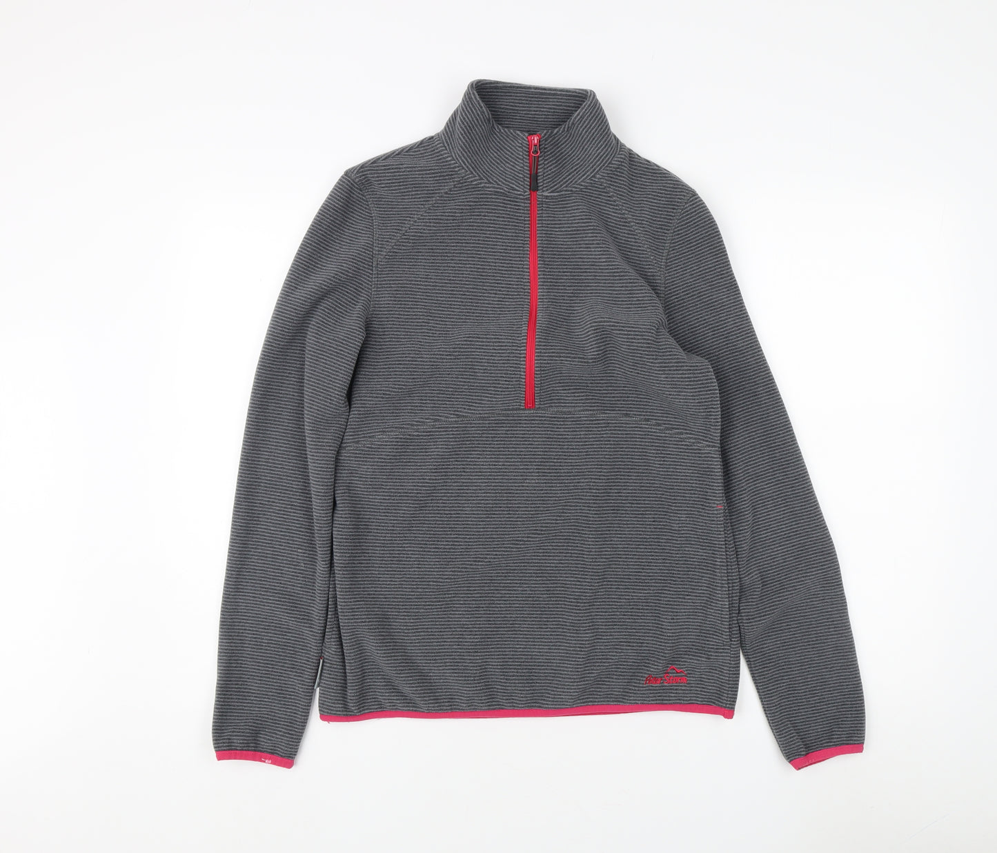 Peter Storm Women's Grey Henley Sweatshirt Size 12