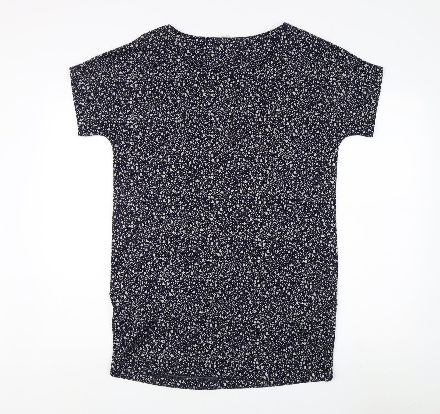 White Stuff Women's Blue Floral T-Shirt, Size 10