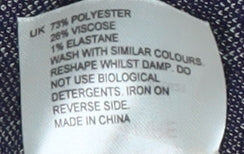 White Stuff Women's Blue Floral T-Shirt, Size 10