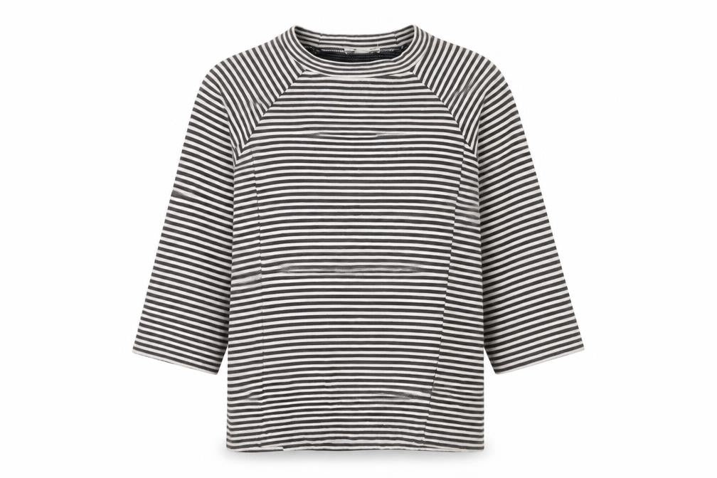 Whistles Women's Striped Long Sleeve T-Shirt - Size S