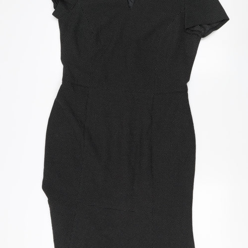 Long Tall Sally Women's Black Sheath Dress Size 14