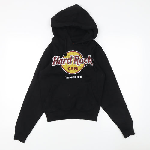 Hard Rock Cafe Unisex Black XS Pullover Hoodie
