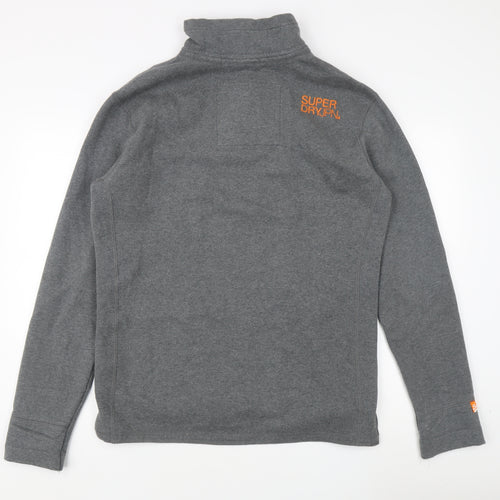 Superdry Men's Grey Henley Sweatshirt XL