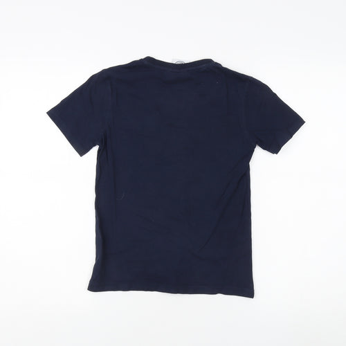 Leicester City Boys Blue T-Shirt 9-10 Years Logo Sports
