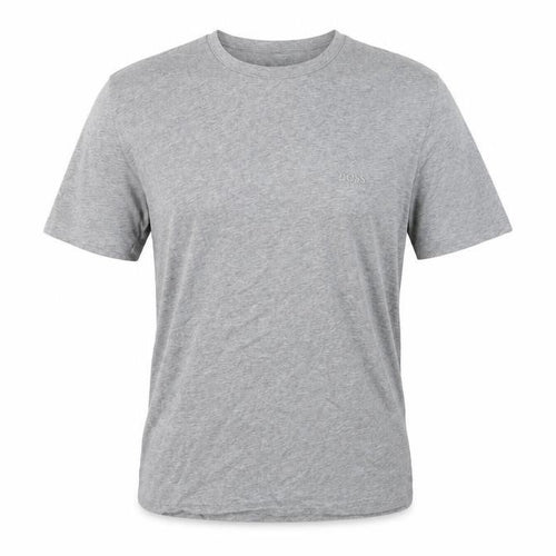 BOSS Men's Grey Short Sleeve Crew Neck T-Shirt Size S