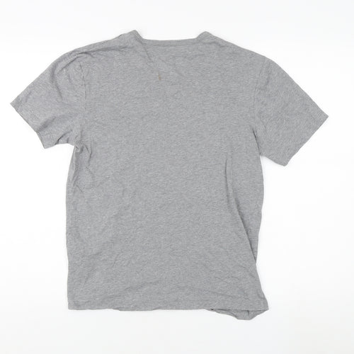 BOSS Men's Grey Short Sleeve Crew Neck T-Shirt Size S