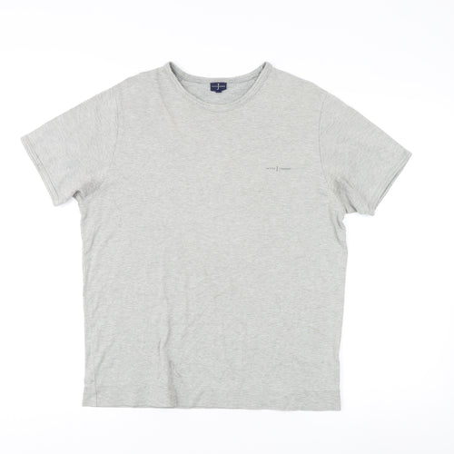 Jasper Conran Grey Cotton Unisex T-Shirt - Size S