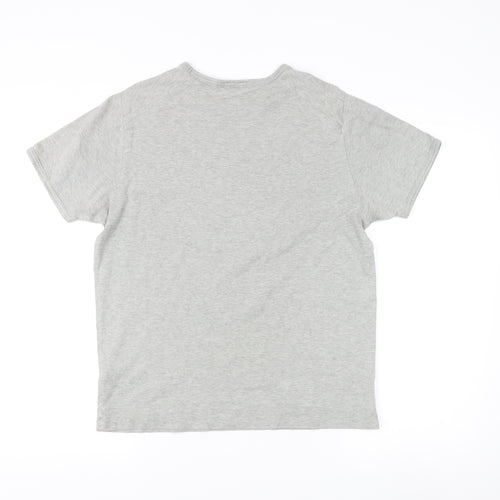 Jasper Conran Grey Cotton Unisex T-Shirt - Size S
