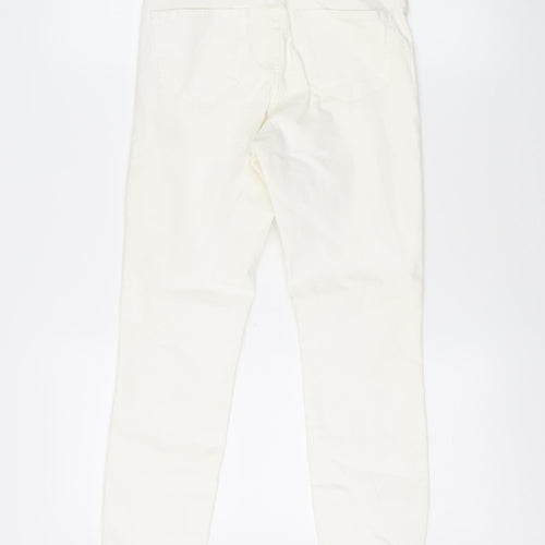 New Look Women's Ivory Jeans Size 8