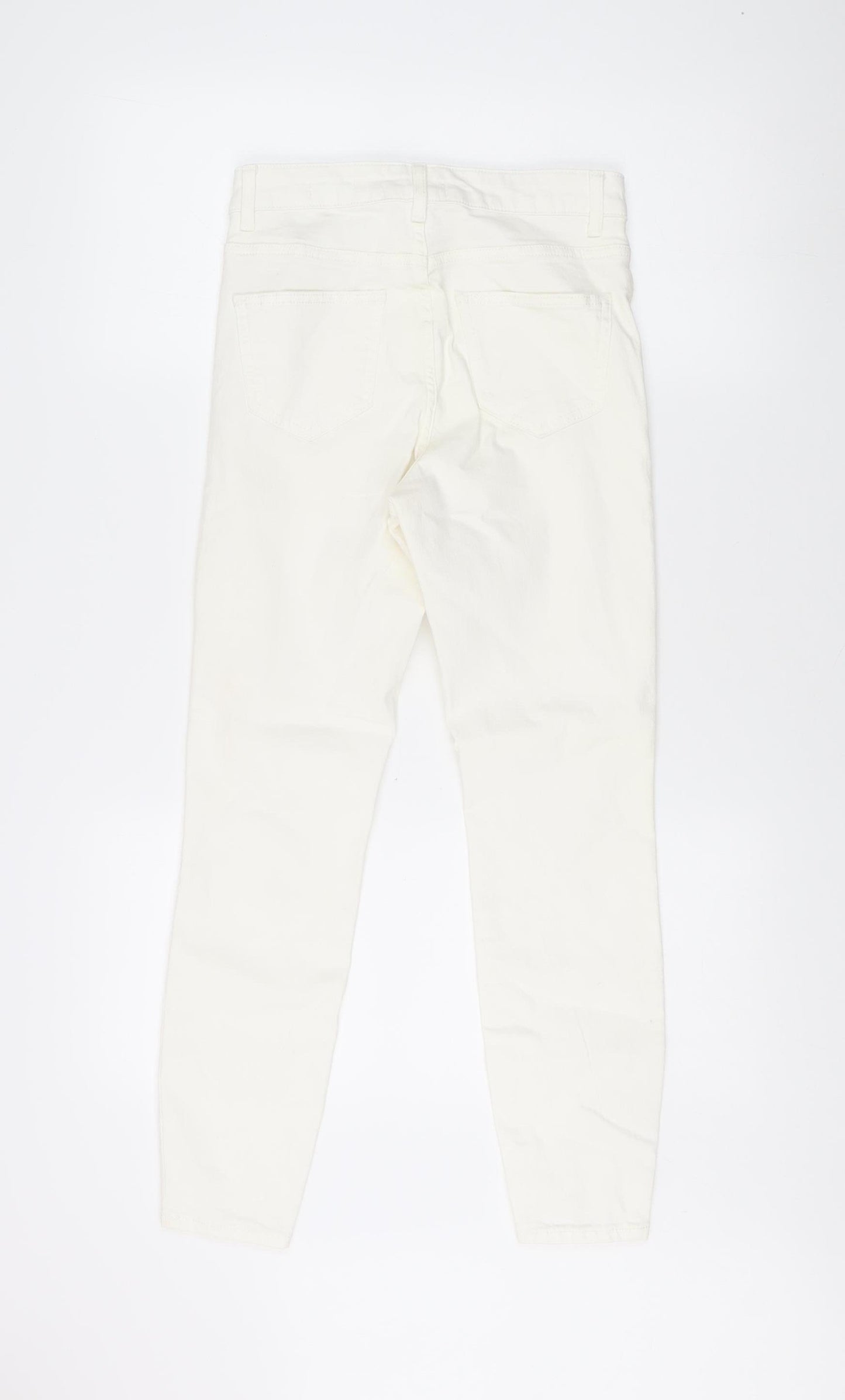 New Look Women's Ivory Jeans Size 8