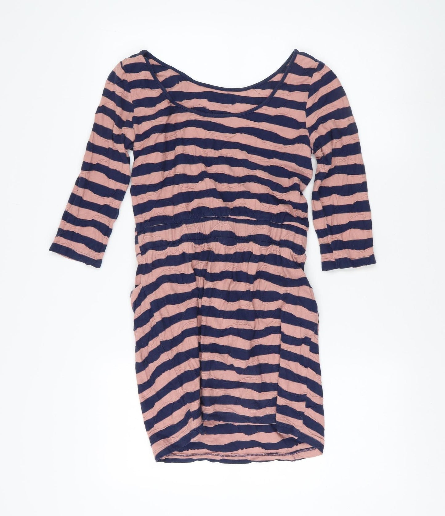 Limited Collection Women's Striped Shift Dress, Size 8, Multicoloured