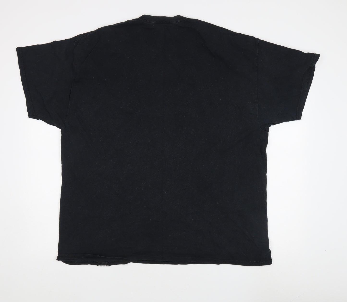 Chlorine Men's Black Crew Neck T-Shirt 2XL with Logo